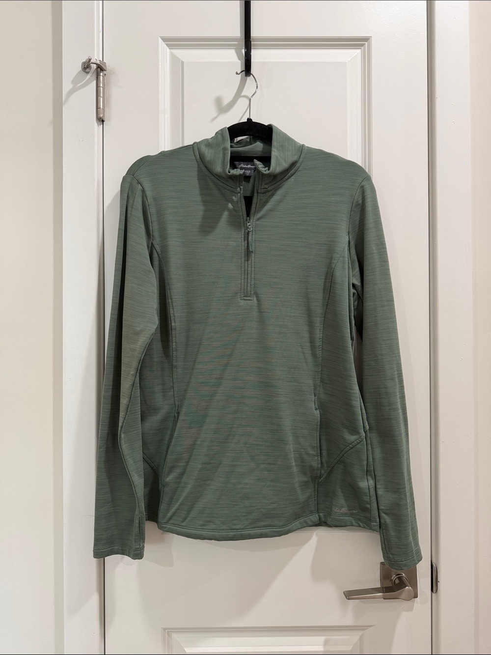 Olive Green Half-Zip Pullover